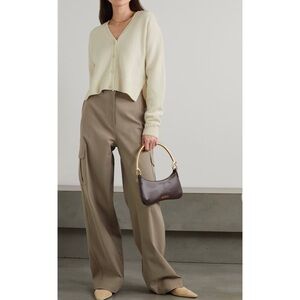 Theory 100% wool & cashmere cardigan in cream